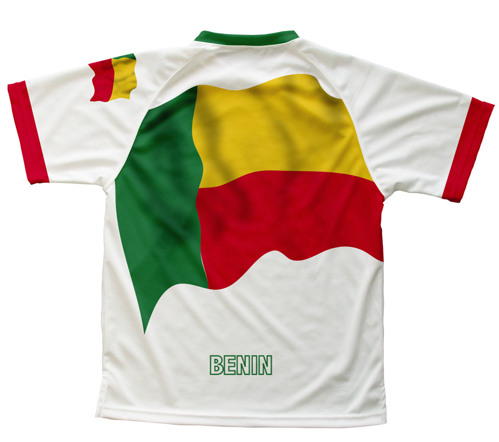 Benin Flag Technical T-Shirt for Men and Women