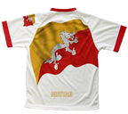 Bhutan Flag Technical T-Shirt for Men and Women