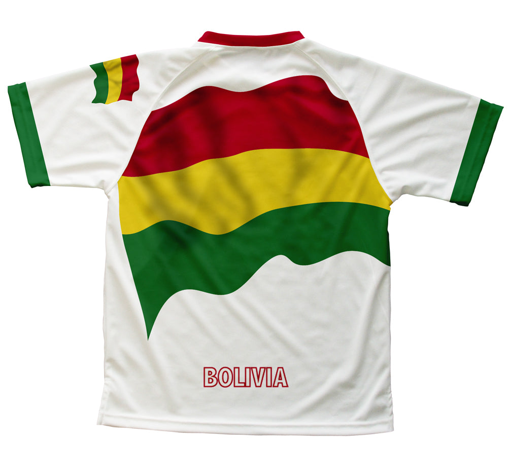 Bolivia Flag Technical T-Shirt for Men and Women