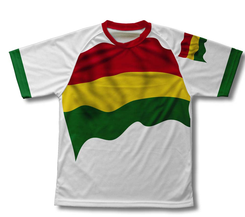 Bolivia Flag Technical T-Shirt for Men and Women