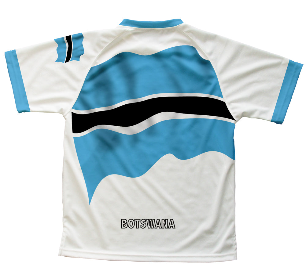 Botswana Flag Technical T-Shirt for Men and Women