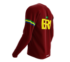 MTB BMX Cycling Jersey Long Sleeve Code Brazil Vine for Men and Women