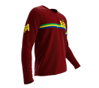 MTB BMX Cycling Jersey Long Sleeve Code Brazil Vine for Men and Women