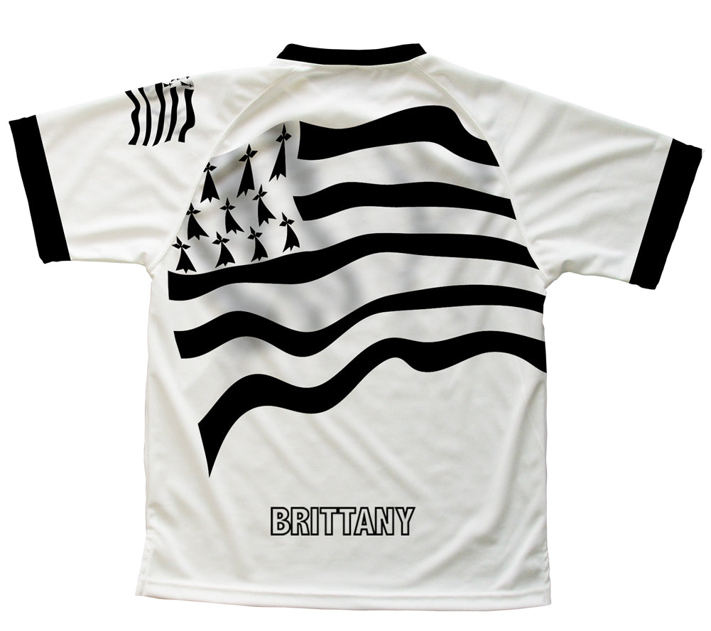 Brittany Flag Technical T-Shirt for Men and Women