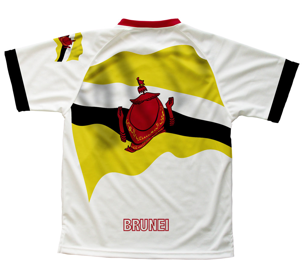 Brunei Flag Technical T-Shirt for Men and Women