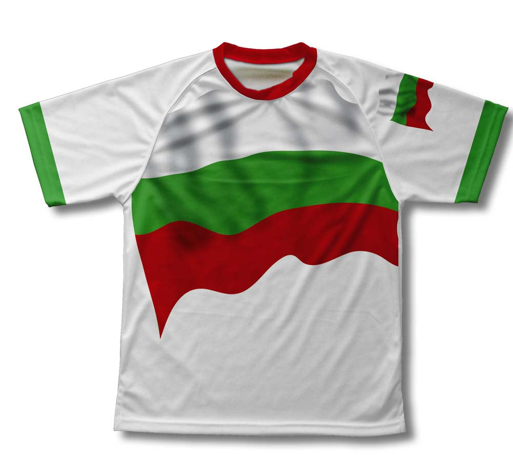 Bulgaria Flag Technical T-Shirt for Men and Women