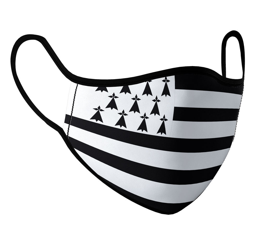 Brittany - Face Mask with fluid and moisture resistant fabric. Reusable and Washable