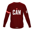 MTB BMX Cycling Jersey Long Sleeve Code Canada Vine for Men and Women
