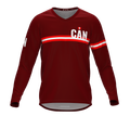MTB BMX Cycling Jersey Long Sleeve Code Canada Vine for Men and Women