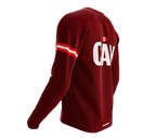 MTB BMX Cycling Jersey Long Sleeve Code Canada Vine for Men and Women