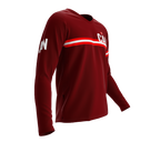 MTB BMX Cycling Jersey Long Sleeve Code Canada Vine for Men and Women