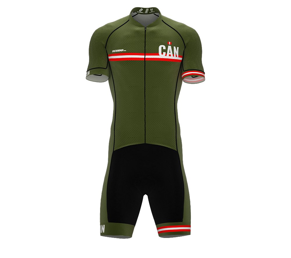 Canada Green Code Cycling Speedsuit for Men