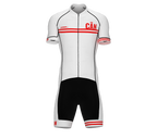 Canada White Code Cycling Speedsuit for Men