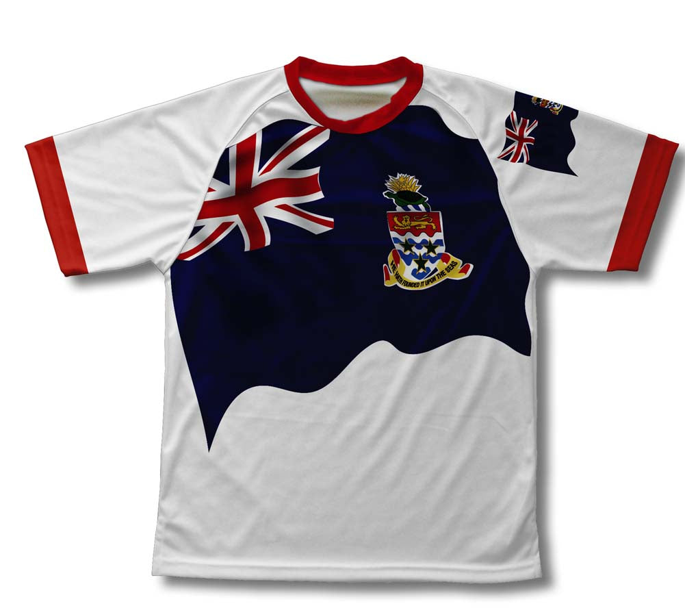 Cayman Islands Flag Technical T-Shirt for Men and Women