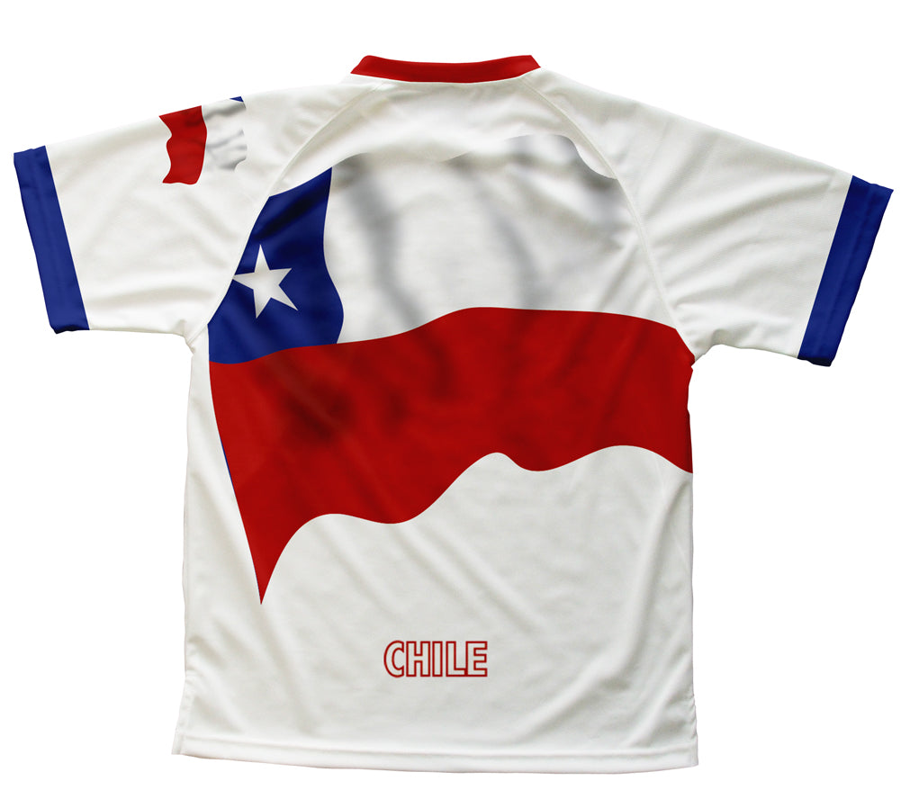 Chile Flag Technical T-Shirt for Men and Women