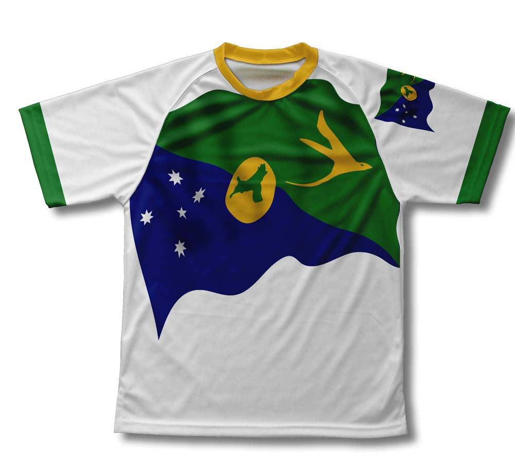 Christmas Island Flag Technical T-Shirt for Men and Women