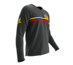 MTB BMX Cycling Jersey Long Sleeve Code Colombia Gray for Men and Women