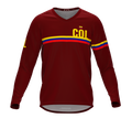 MTB BMX Cycling Jersey Long Sleeve Code Colombia Vine for Men and Women