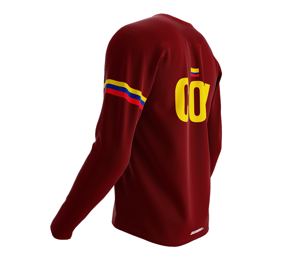 MTB BMX Cycling Jersey Long Sleeve Code Colombia Vine for Men and Women