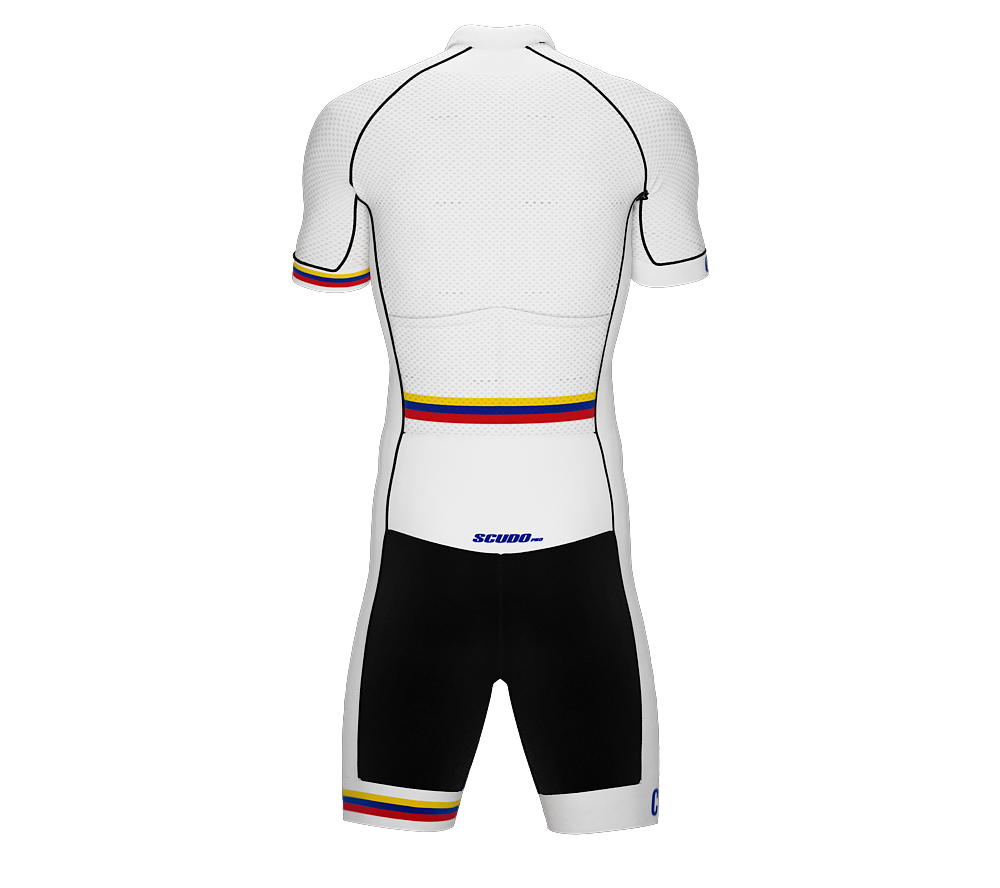 Colombia White Code Cycling Speedsuit for Men