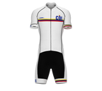 Colombia White Code Cycling Speedsuit for Men