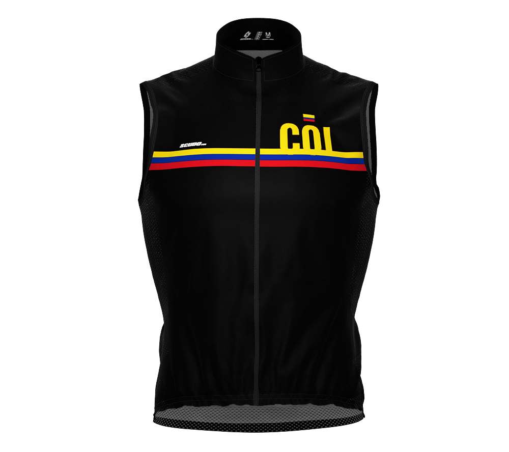 Wind Breaker Cycling Running Sports Vest Colombia Country Code for Men And Women