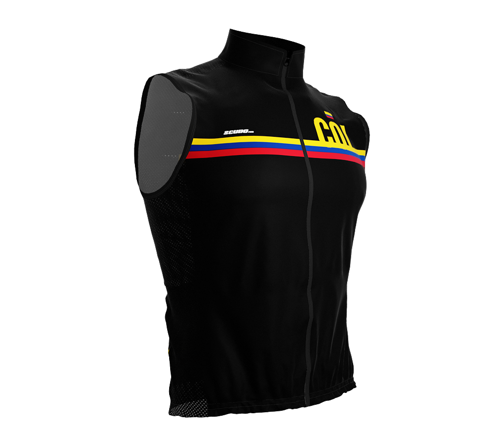 Wind Breaker Cycling Running Sports Vest Colombia Country Code for Men And Women