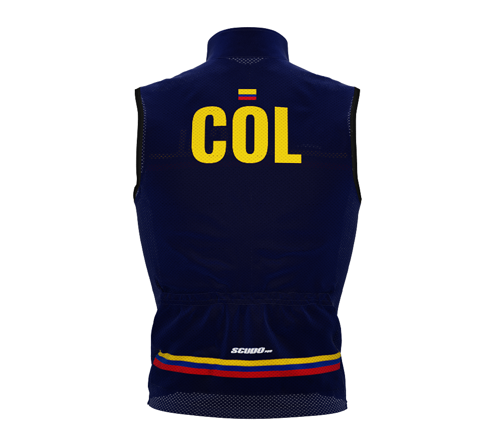 Wind Breaker Cycling Running Sports Vest Colombia Country Code for Men And Women