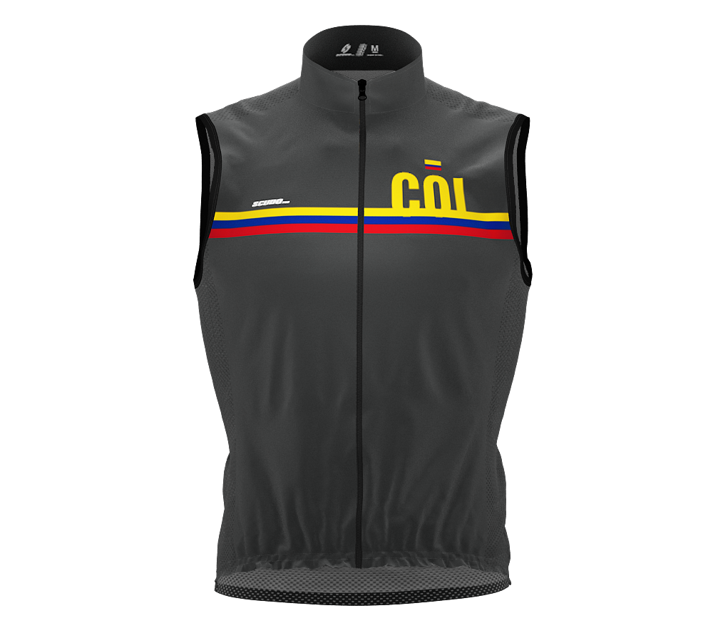 Wind Breaker Cycling Running Sports Vest Colombia Country Code for Men And Women