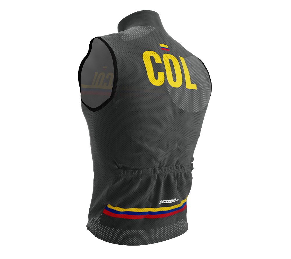 Wind Breaker Cycling Running Sports Vest Colombia Country Code for Men And Women
