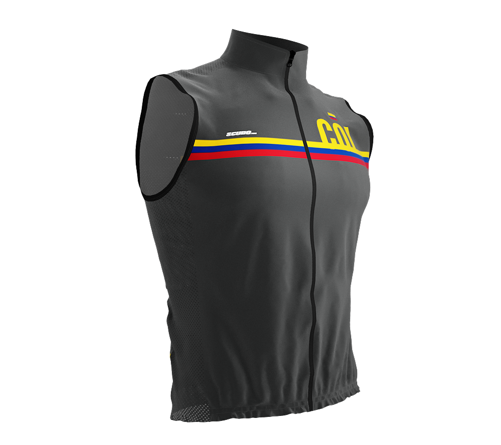 Wind Breaker Cycling Running Sports Vest Colombia Country Code for Men And Women