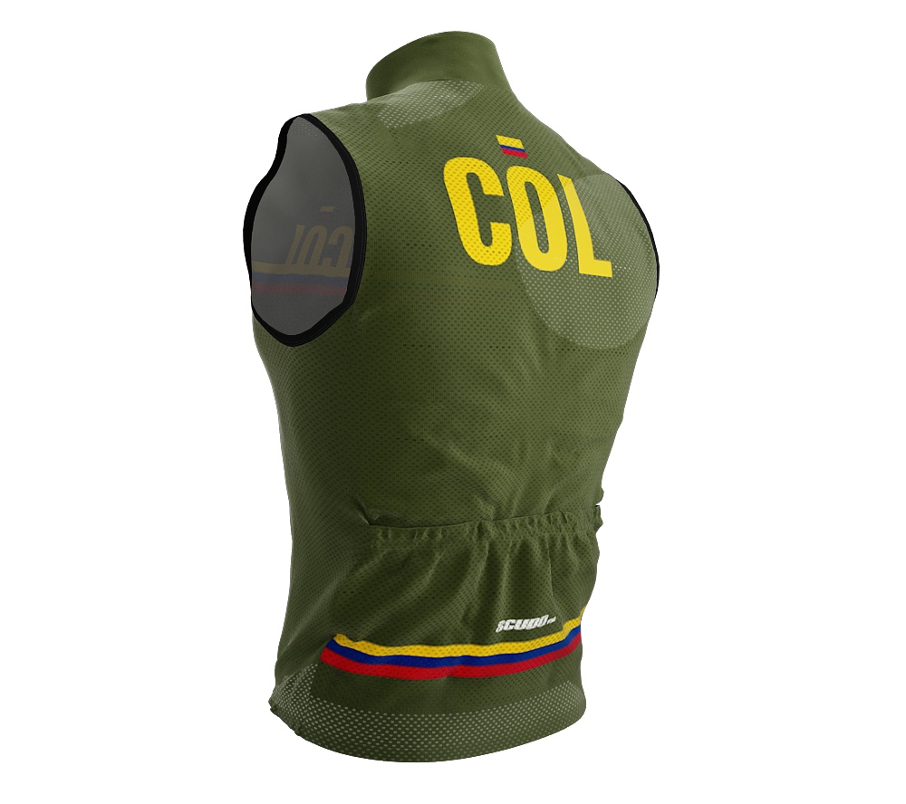 Wind Breaker Cycling Running Sports Vest Colombia Country Code for Men And Women