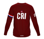 MTB BMX Cycling Jersey Long Sleeve Code Costa Rica Vine for Men and Women