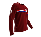 MTB BMX Cycling Jersey Long Sleeve Code Costa Rica Vine for Men and Women