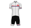 Costa Rica White Code Cycling Speedsuit for Men