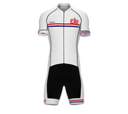 Costa Rica White Code Cycling Speedsuit for Men