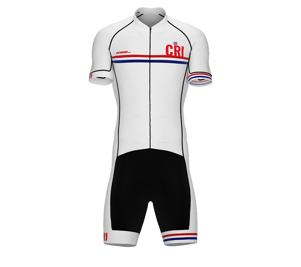 Costa Rica White Code Cycling Speedsuit for Men