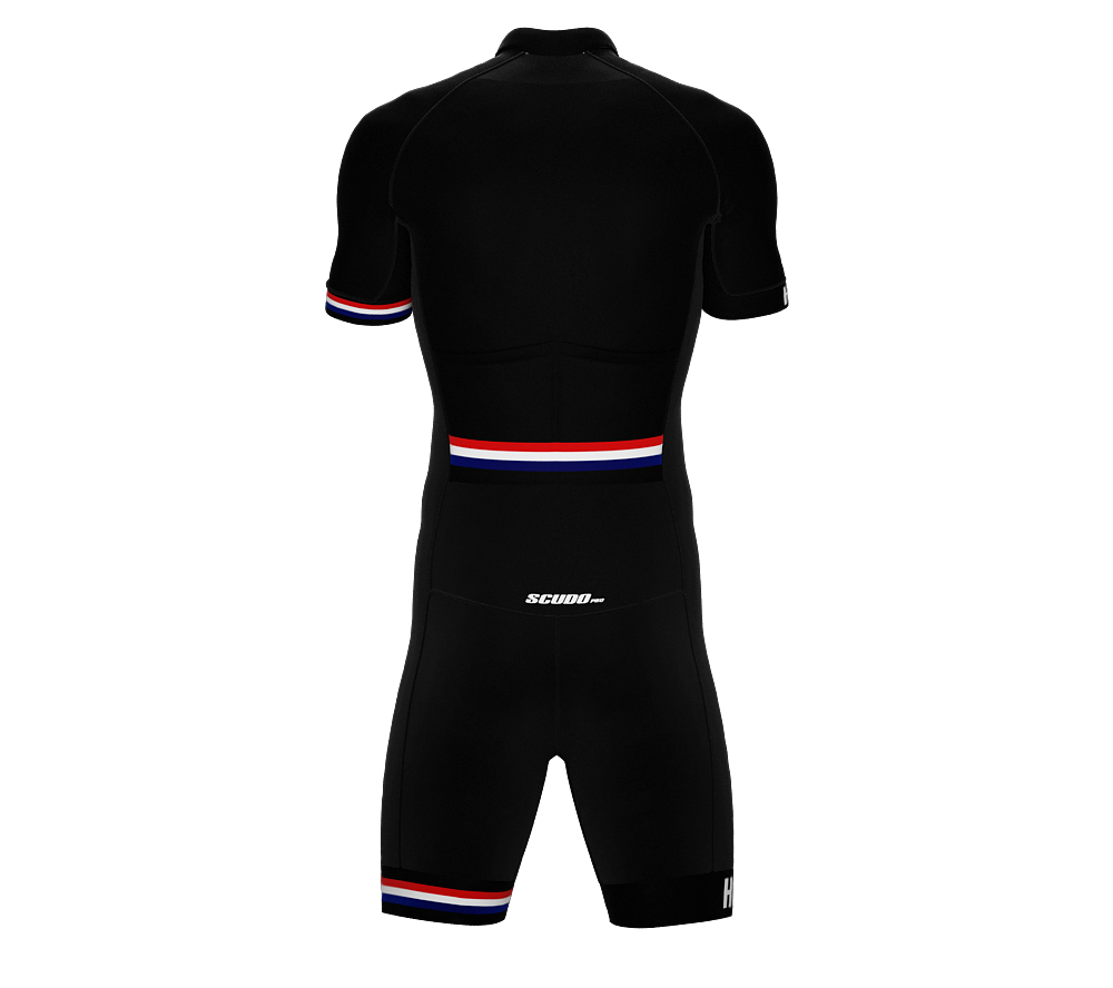 Croatia Black Code Cycling Speedsuit for Men