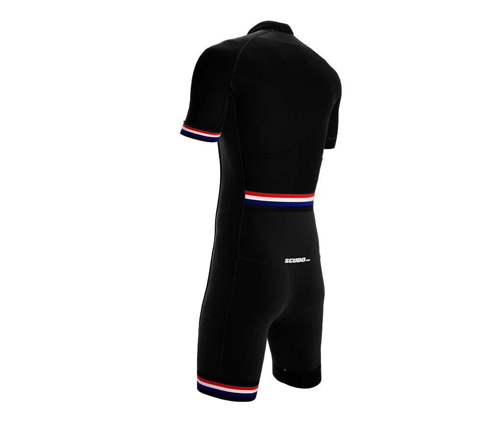 Croatia Black Code Cycling Speedsuit for Men