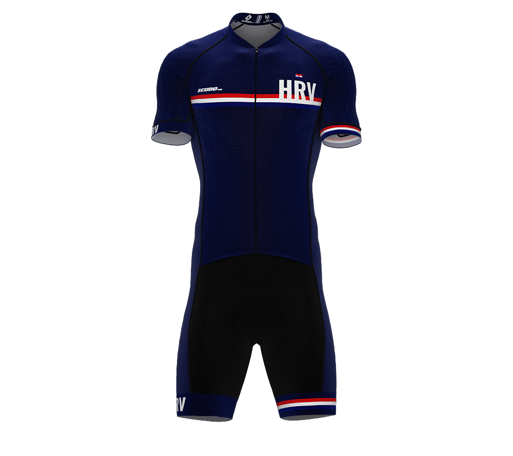 Croatia Blue Code Cycling Speedsuit for Men