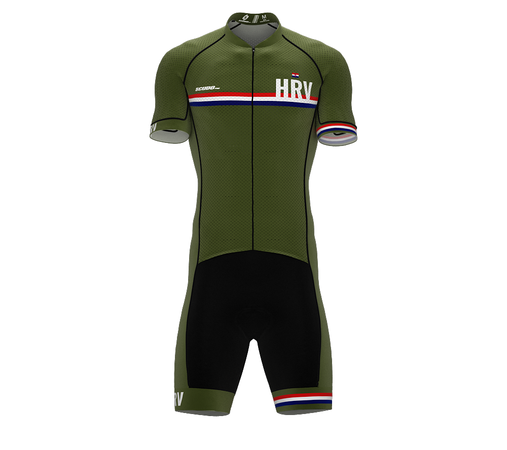 Croatia Green Code Cycling Speedsuit for Men