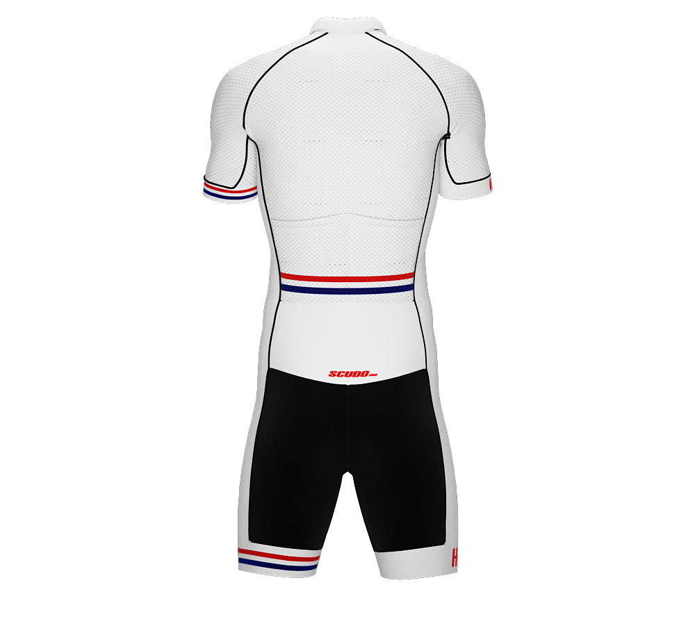 Croatia White Code Cycling Speedsuit for Men