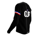 MTB BMX Cycling Jersey Long Sleeve Code Cuba Black for Men and Women