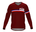 MTB BMX Cycling Jersey Long Sleeve Code Cuba Vine for Men and Women