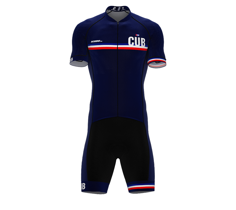 Cuba Blue Code Cycling Speedsuit for Men