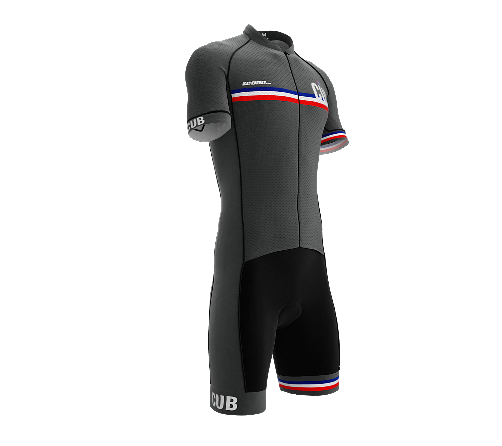 Cuba Gray Code Cycling Speedsuit for Men
