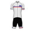 Cuba White Code Cycling Speedsuit for Men