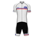 Cuba White Code Cycling Speedsuit for Men