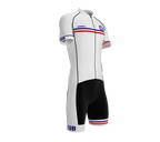 Cuba White Code Cycling Speedsuit for Men
