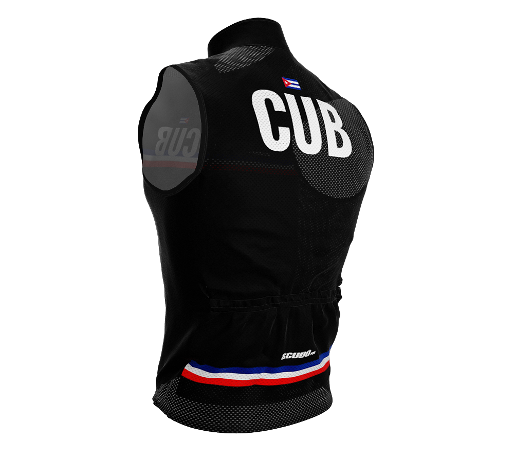 Wind Breaker Cycling Running Sports Vest Cuba Country Code for Men And Women